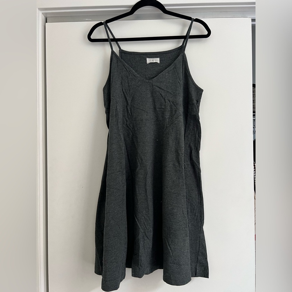Lou & Grey Charcoal Mini TShirt Dress